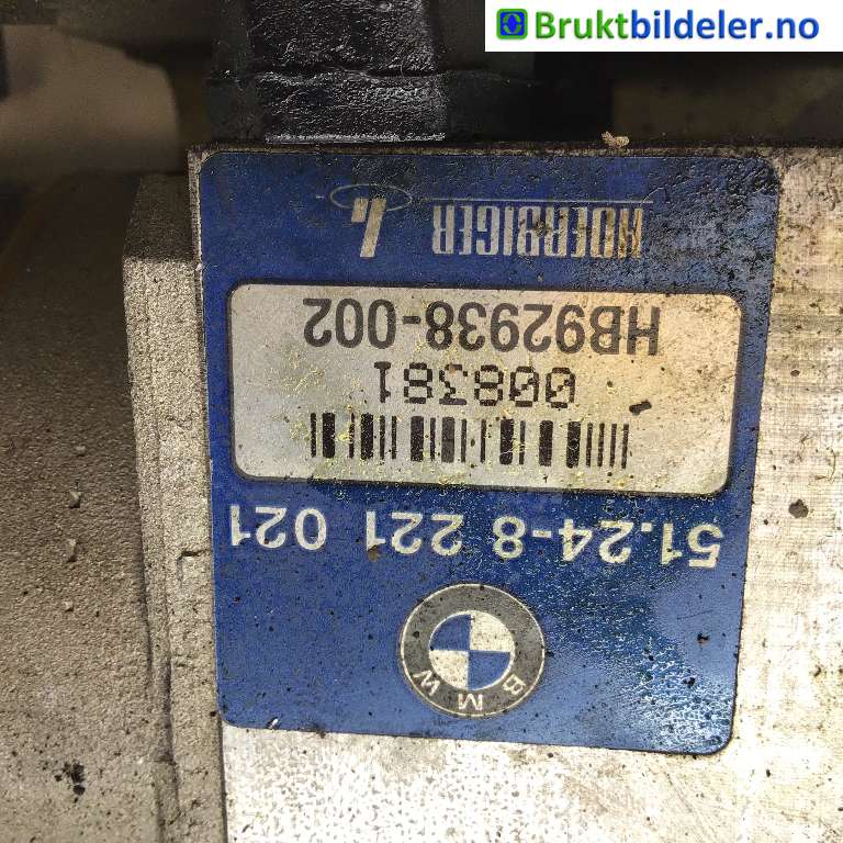 Baklukeåpner motor til BMW 7-Serie 1993-2001 (E38) (E38) (BMW|51 24 8 236 505|HB92938-002|51 24 8 221 021)