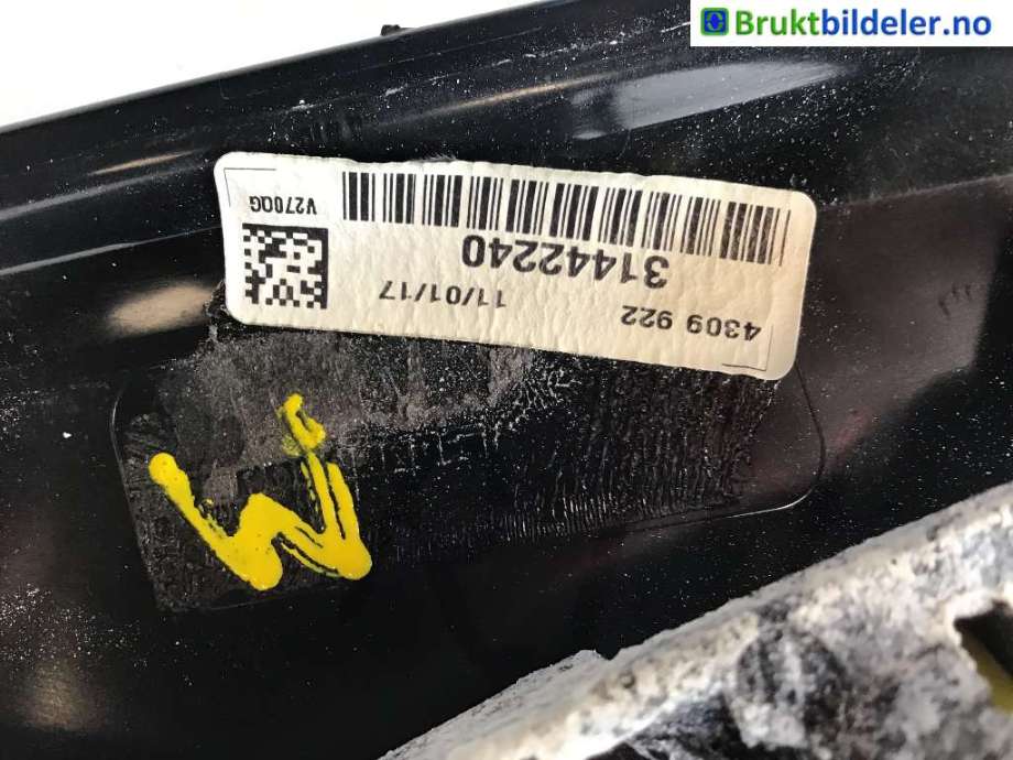 Speil høyre til Volvo V40 2012-2019  (VOLVO|31442240|)