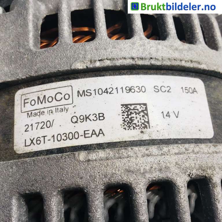 Dynamo til Ford Puma 2019-->>  (FORD|LX6T-10300-EAA|MS1042119630|)
