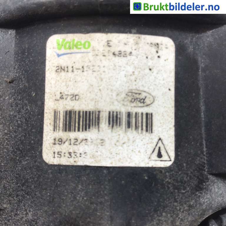 Tåkelykt venstre foran til Ford Fiesta 2013-2017 (Type VI, Fase 2)  (FORD|2N11-15201-AB|89204894|----------)