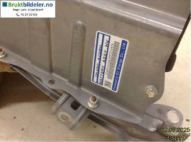 Batteripakke elbil til Toyota Prius 2009-2016 (Type III) (COMBI) (COMBI) (TOYOTA|G9280-47080|)