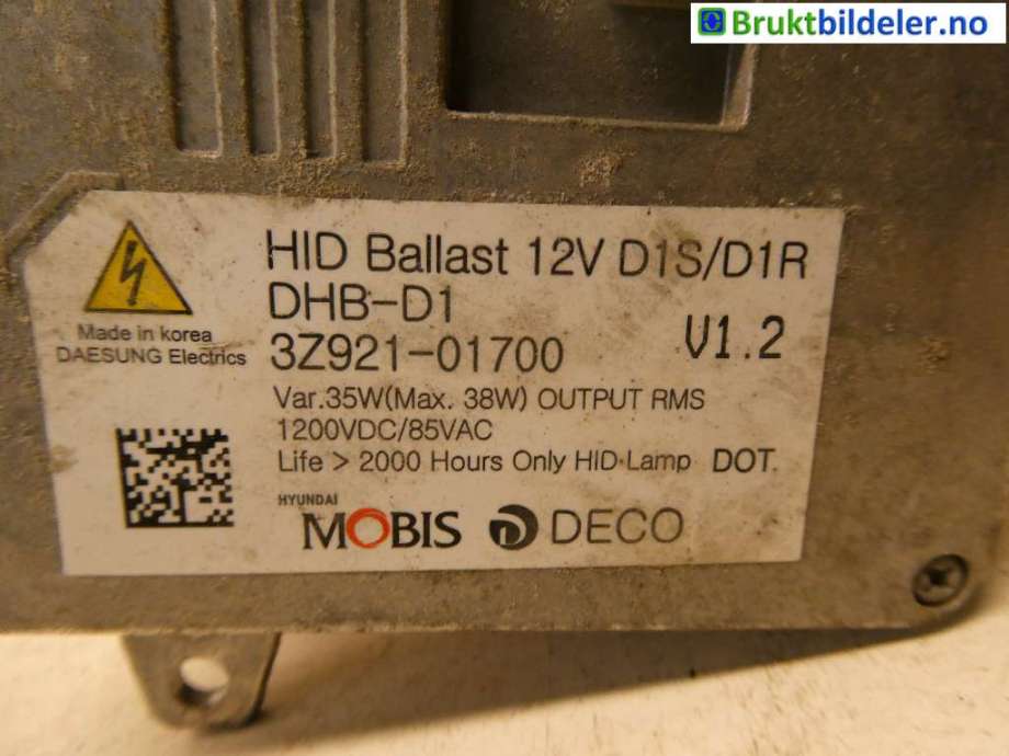 Styreenhet xenon/ballast til Hyundai i40 2012-2017  (HYUNDAI|92190 3Z200||3Z921-01700)
