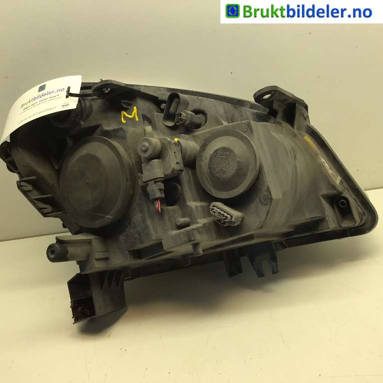 Frontlykt venstre halogen til Nissan Qashqai 2007-2010 (Type I, Fase 1)  (NISSAN|26060-JD90A|1EF 238 042-01|)