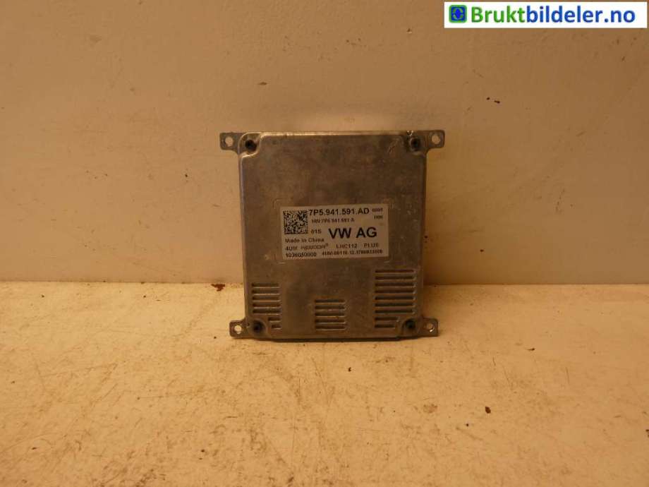 Styreenhet xenon/ballast til VW e-Golf 2017-2020 (Fase 2)  (VOLKSWAGEN|7P5 941 591 AD|)