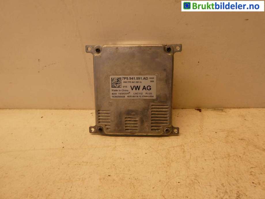 Styreenhet xenon/ballast til VW e-Golf 2017-2020 (Fase 2)  (VOLKSWAGEN|7P5 941 591 AD|)