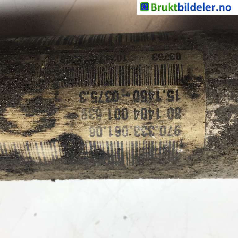 Støtdemper bak til Porsche Panamera 2009-2017 (Type I) (970) (970) (PORSCHE|970.333.061.06|801404001639|15.1450-0375.3)