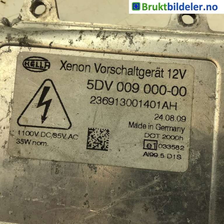 Styreenhet xenon/ballast til Ford Kuga 2008-2012 (Type I)  (FORD|6M21-12K072-AA|5DV 009 000-00|)