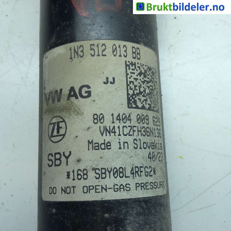 Støtdemper bak til VW ID.BUZZ 2022-->>  (VOLKSWAGEN|1N3 512 013 BB|80 1404 009 629|)