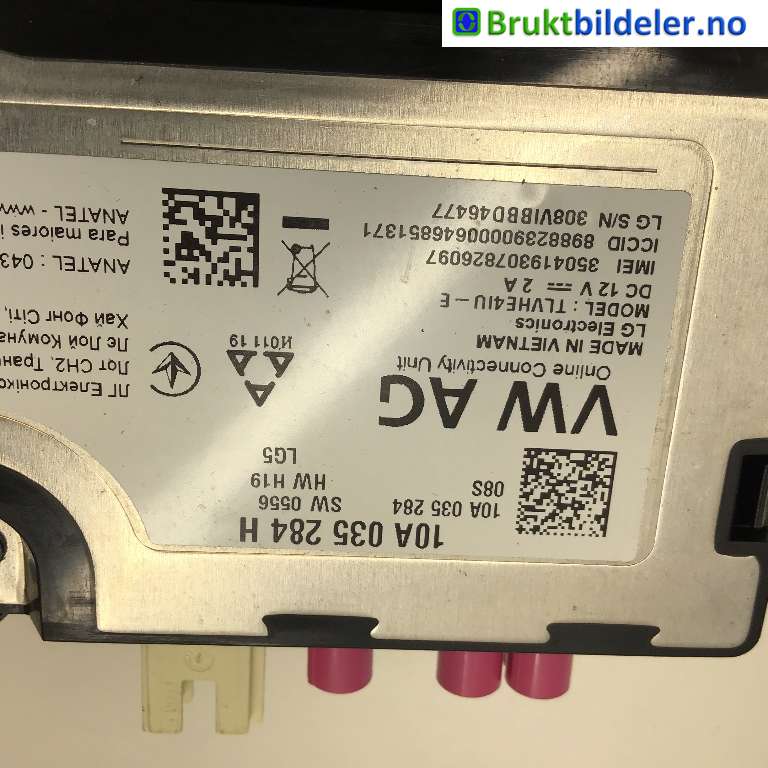 Styreenhet diverse til VW ID.BUZZ 2022-->>  (VOLKSWAGEN|10A 035 284 H|)