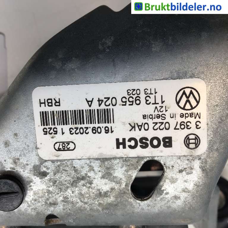 Viskeroverføring til VW ID.BUZZ 2022-->>  (VOLKSWAGEN|1T3 955 024 A|3 397 022 0AK|1T3 955 120)
