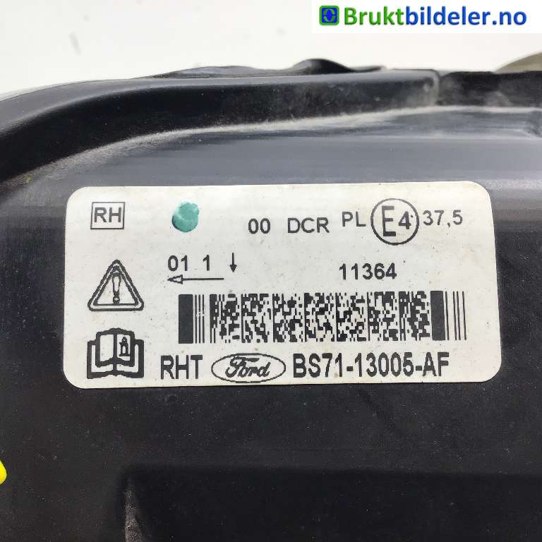 Frontlykt høyre xenon til Ford Mondeo 2007-2010 (Type IV, Fase 1) (FORD|BS71-13005-AF|11364|)
