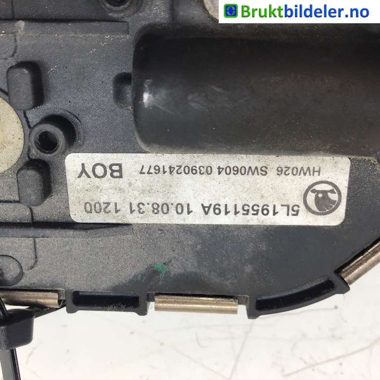 Viskermotor frontrute til Škoda Yeti 2009-2013 (Fase 1)  (SKODA|5L1 955 119 A|0 397 220 654|)