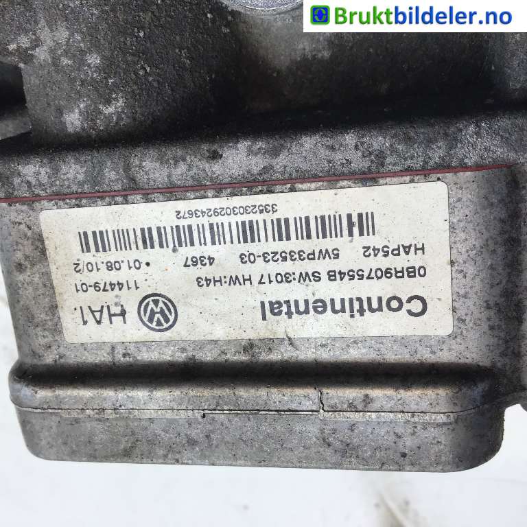 Kardang klokke bak til Škoda Yeti 2009-2013 (Fase 1)  (SKODA|0BR 525 554|)