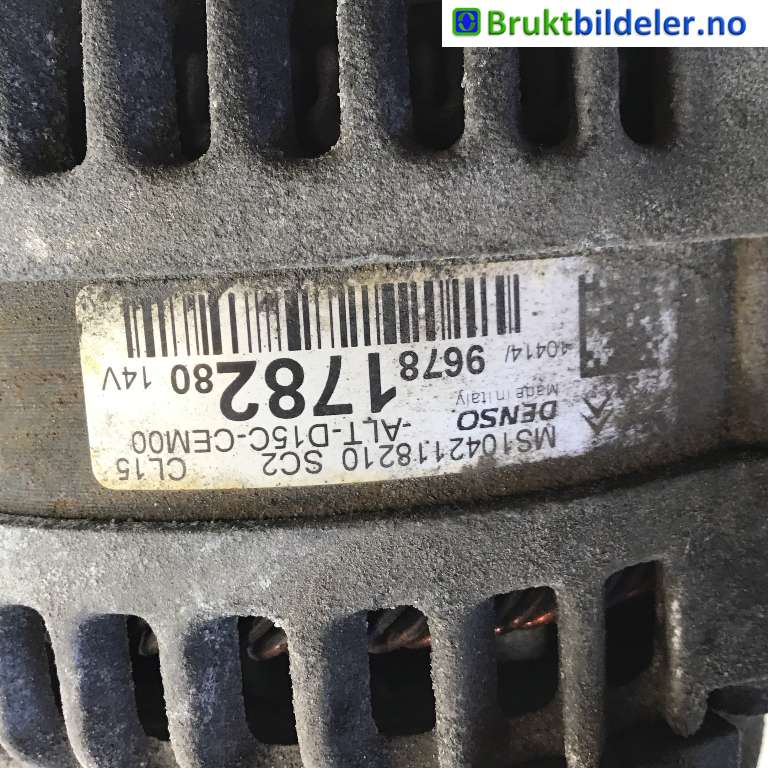 Dynamo til Peugeot 308 2013-2021 (Type II)  (PEUGEOT|9678178280|MS104211-8210|)