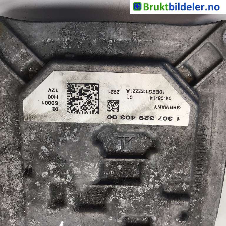 Styreenhet xenon/ballast til Peugeot 308 2013-2021 (Type II)  (PEUGEOT|16 104 269 80|1 307 329 403 00|)