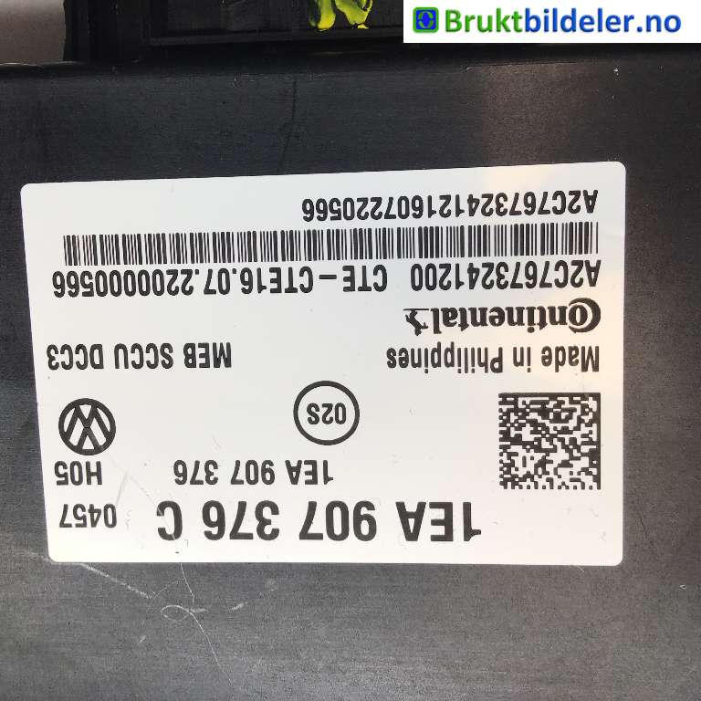 Styreenhet diverse til VW ID.4 2020-->>  (VOLKSWAGEN|1EA 907 376 C|A2C7673241200|)