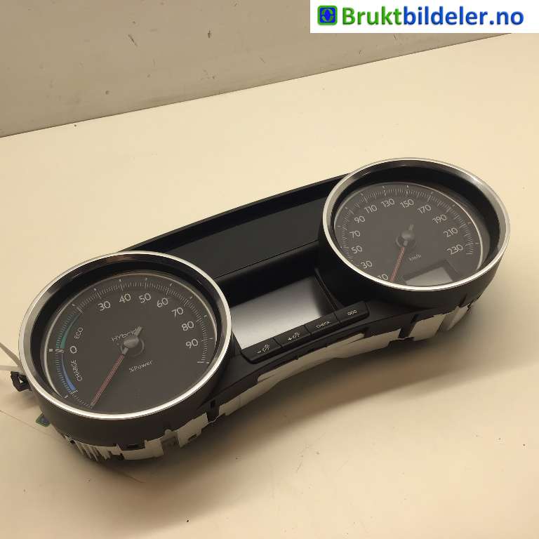 Instrumentpanel til Peugeot 508, 2011-2014 (Type I, Fase 1)  (PEUGEOT|98 059 760 80)