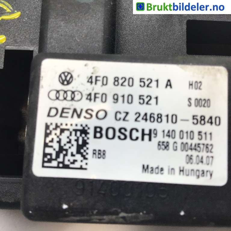 Varmeapparat motstand til Audi A6 2005-2008 (Type III, Fase 1) (C6) (C6) (AUDI|4F0 820 521 A|CZ 246810-5840|----------)