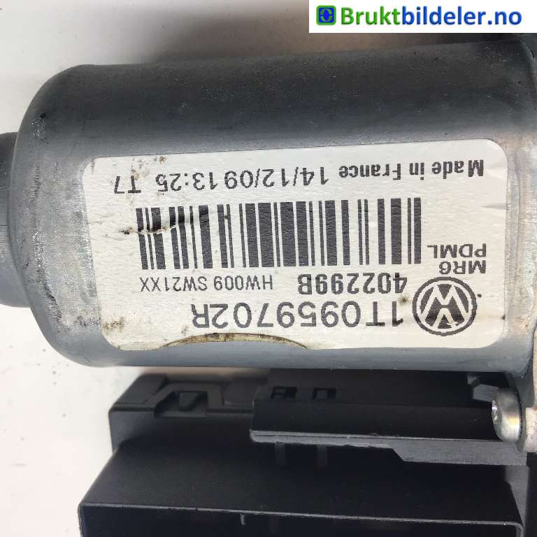 Ruteheis høyre foran til VW Caddy 2004-2010 (Type III, Fase 1) (VOLKSWAGEN|1T0 959 702 R|402 299 B|)