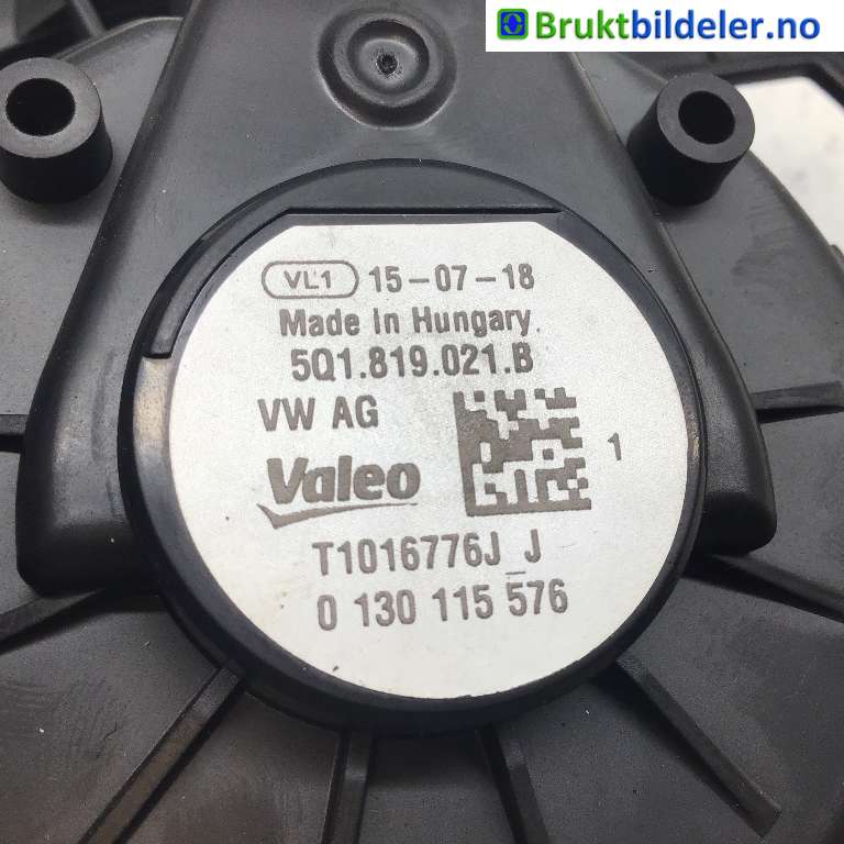 Varmeapparat motor til VW e-Golf 2014-2017 (Fase 1)  (VOLKSWAGEN|5Q1 819 021 B|T1016776J-J|0 130 115 576)