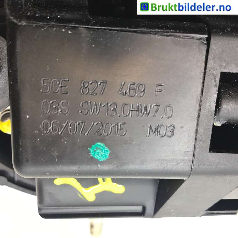 Bakluke/bakdør håndtak til VW e-Golf 2014-2017 (Fase 1)  (VOLKSWAGEN|5GE 827 469 F|)