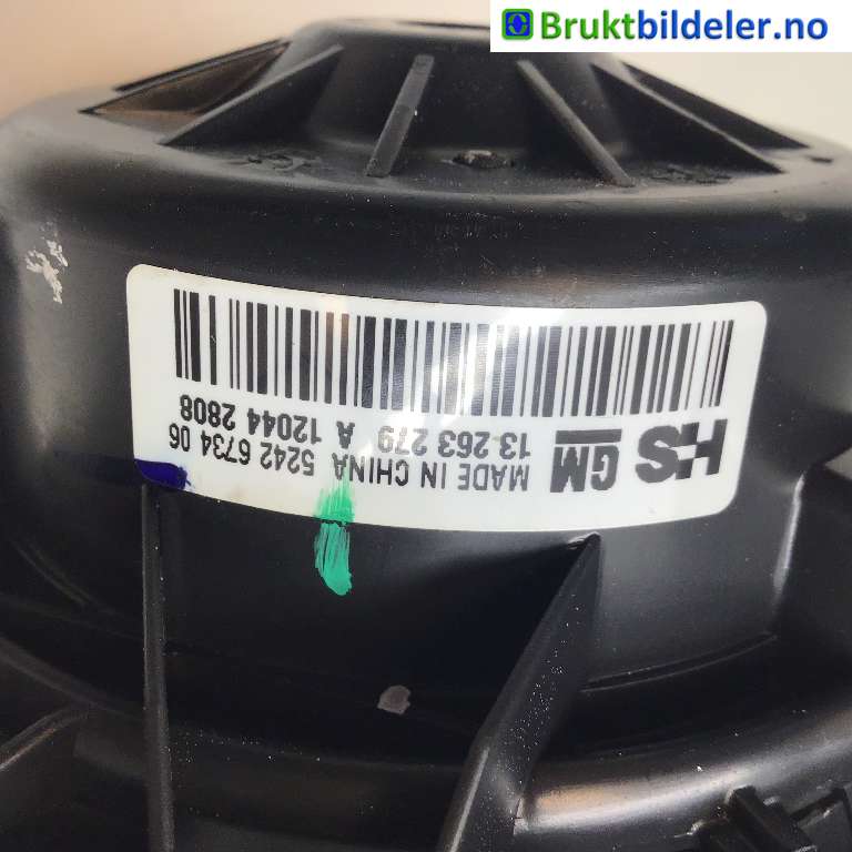 Varmeapparat motor til Opel Insignia A 2014-2017  (OPEL|13263279|A 12044 2808|)
