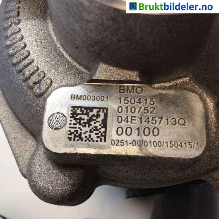 Turbo til VW Golf VII 2012-2017 (Fase 1) (VOLKSWAGEN|04E 145 713 Q|150415 010752|)