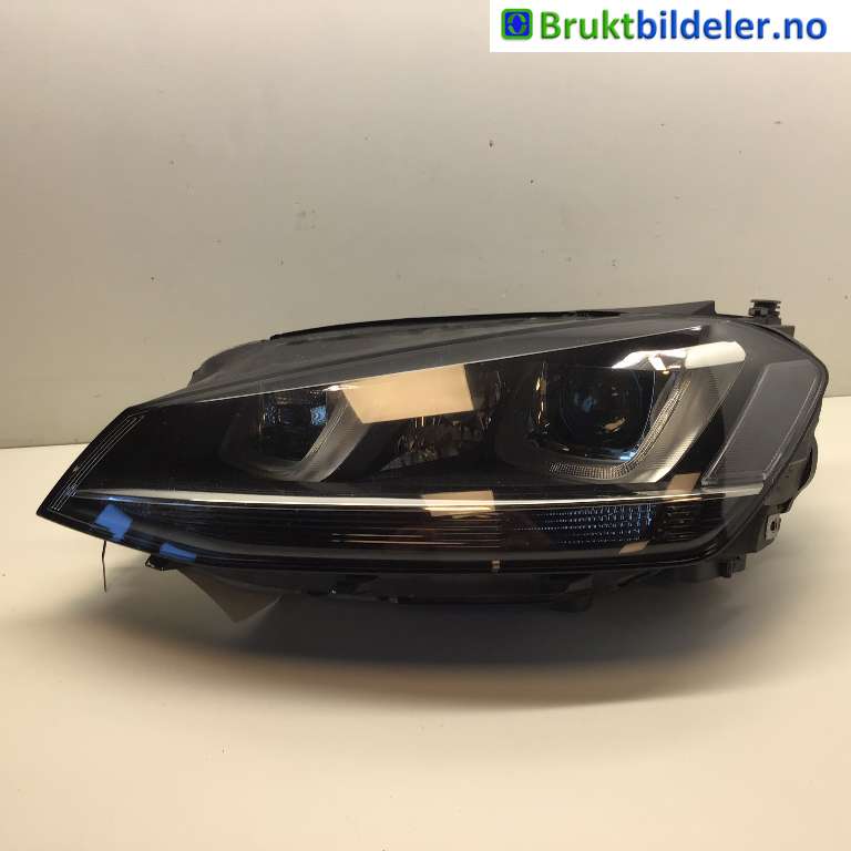 Frontlykt venstre halogen til VW Golf VII, 2012-2017 (Fase 1)  (VOLKSWAGEN|5G1 941 751)