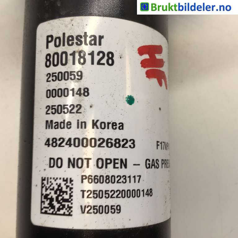 Fjærbein høyre foran til Polestar 4 2023-->>  (POLESTAR 4 KOMBI-KUPE 5D|80018128|250059|)