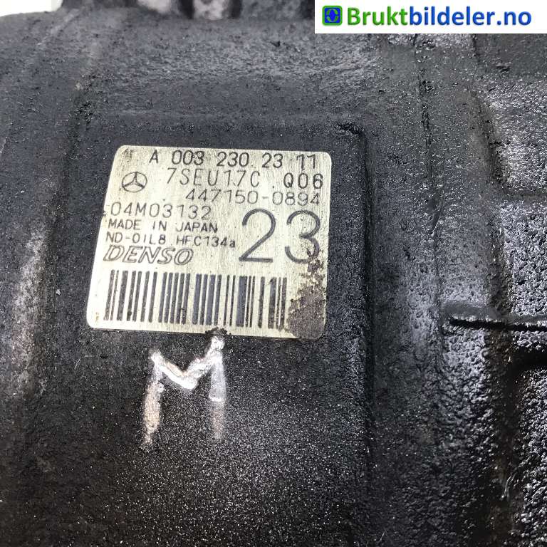 Aircondition kompressor til Mercedes Vito/Viano 2010-2014 (Fase 2) (W639) (W639) (MERCEDES|A 003 230 23 11|447150-0894|)