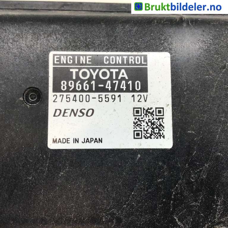Styreenhet motor til Toyota Prius 2009-2016 (Type III) (COMBI) (COMBI) (TOYOTA|89661-47410|275400-5591|)