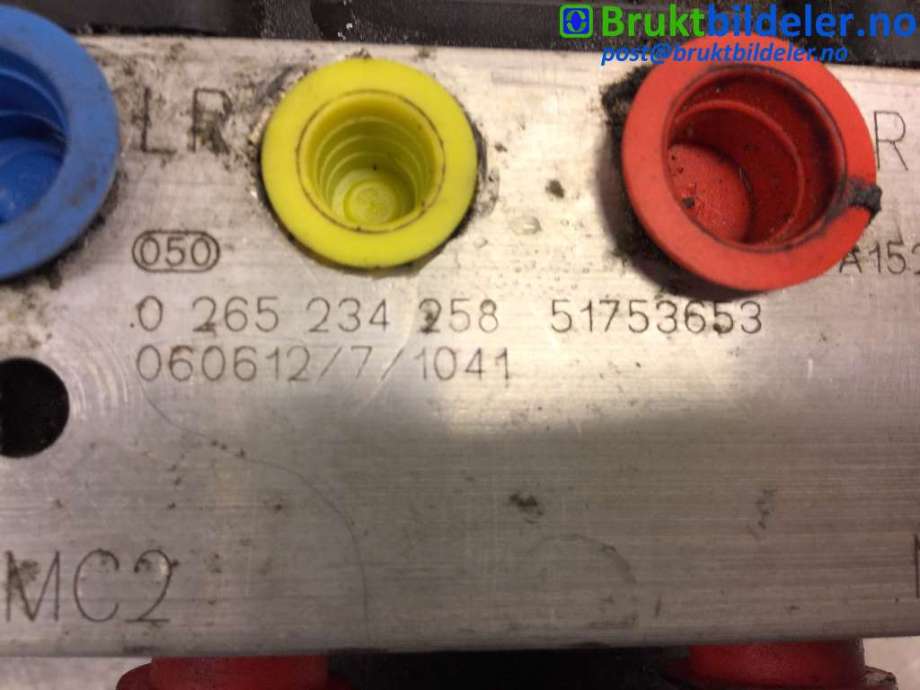 ABS sentral til Alfa Romeo GT 2004-2010  (ALFA ROMEO|51753653|0 265 234 258|)