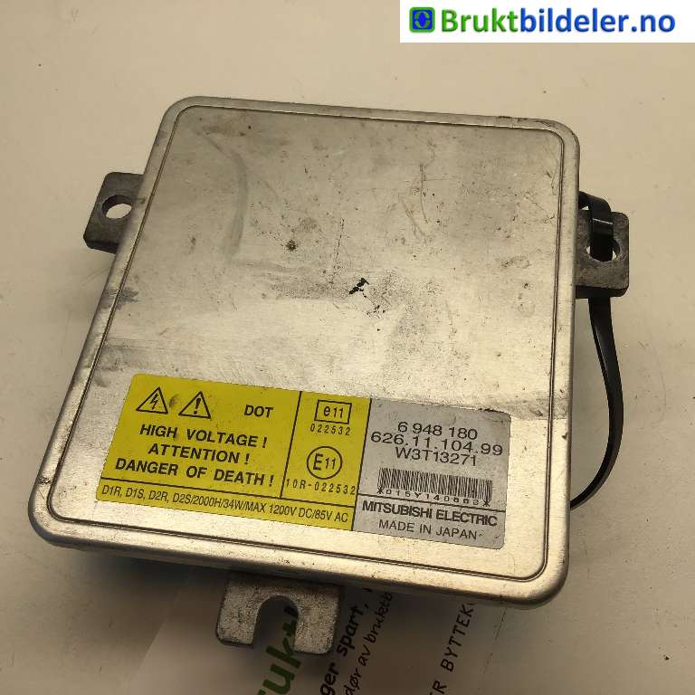Styreenhet xenon/ballast til BMW 3-Serie 2005-2011 (E90/E91/E92/E93) (E90/E91/E92/E93) (BMW|63 12 6 948 180|W3T13271|)