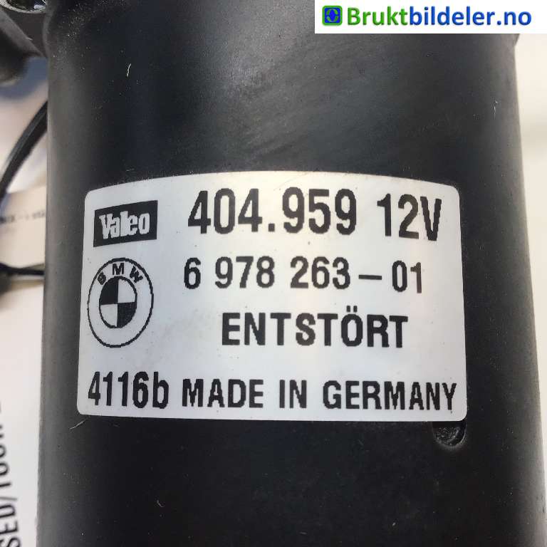 Viskermotor frontrute til BMW 3-Serie 2005-2011 (E90/E91/E92/E93) (E90/E91/E92/E93) (BMW|6161 6 978 263|404.959|----------)