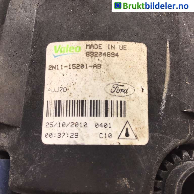 Tåkelykt venstre foran til Ford Focus 2008-2010 (Type II, Fase 2) (FORD|2N11-15201-AB|89204894|)