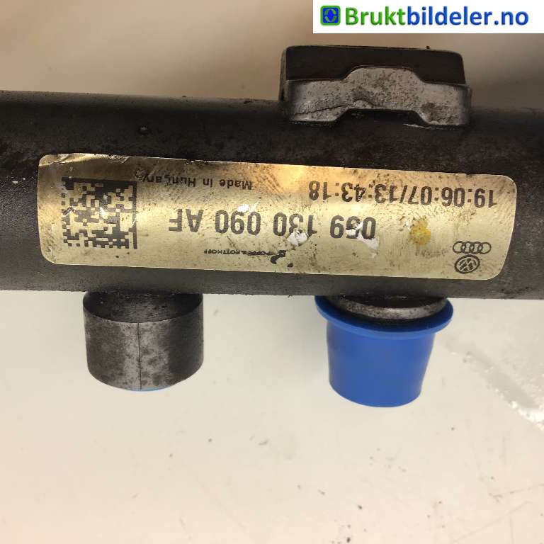 Dyseskinne (fuelrail) til Audi A6, Allroad 2006-2008 (Type II, Fase 1) (C6) (C6) (AUDI|059 130 090 AF|)