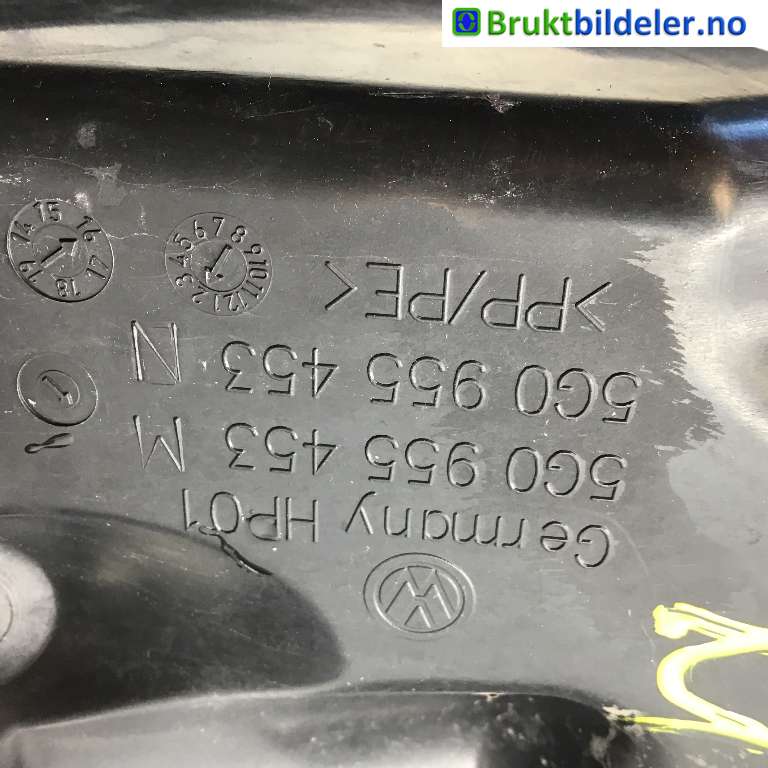 Spylertank til VW e-Golf 2014-2017 (Fase 1)  (VOLKSWAGEN|5G0 955 453 M|)