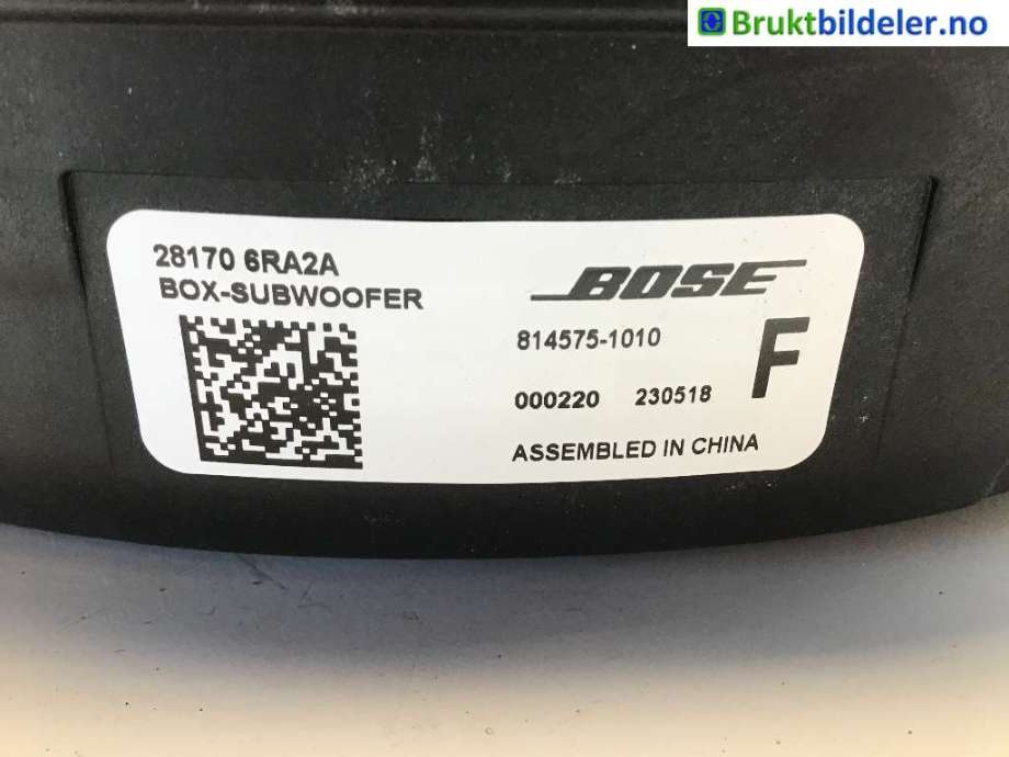 Bilstereo høyttaler til Nissan Ariya 2022-->> (NISSAN|281706RA2A|814575-1010|)