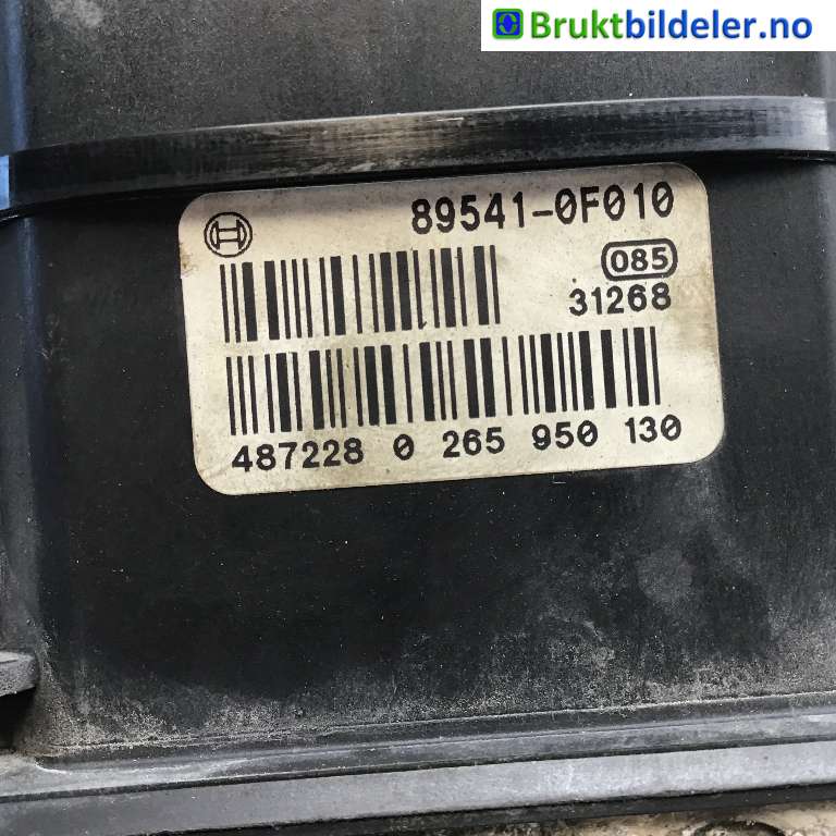 ABS sentral til Toyota Verso 2004-2009 (Type II)  (TOYOTA|89541-0F010|0 265 950 130|)