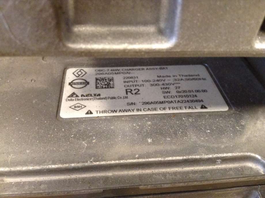 Batterilader (OBC - On Board Charger) til Nissan Ariya 2022-->> (NISSAN|296A05MP0A|)