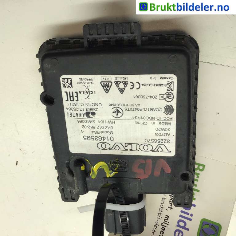 Sensor radar til Polestar 2 2020-->>  (POLESTAR|32286570|6PZ 012.882-32|01463595)