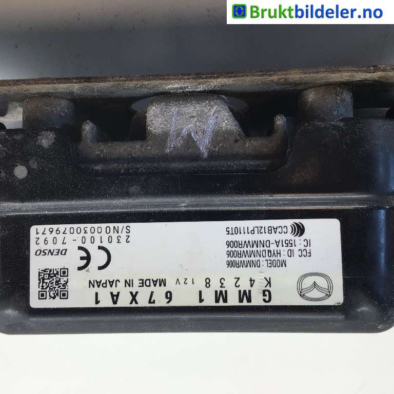 Sensor radar til Mazda CX-3 2015-2022  (MAZDA|GMM167XA1B|230100-7092|GMM167XA1)