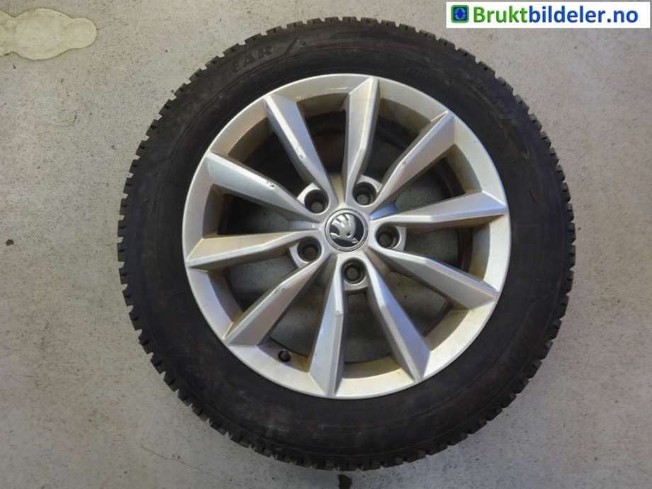 Hjulsett aluminium vinter til Škoda Octavia, 2017-2020 (Type III, Fase 2)  (SKODA|GOODYEAR/DYNAMO)