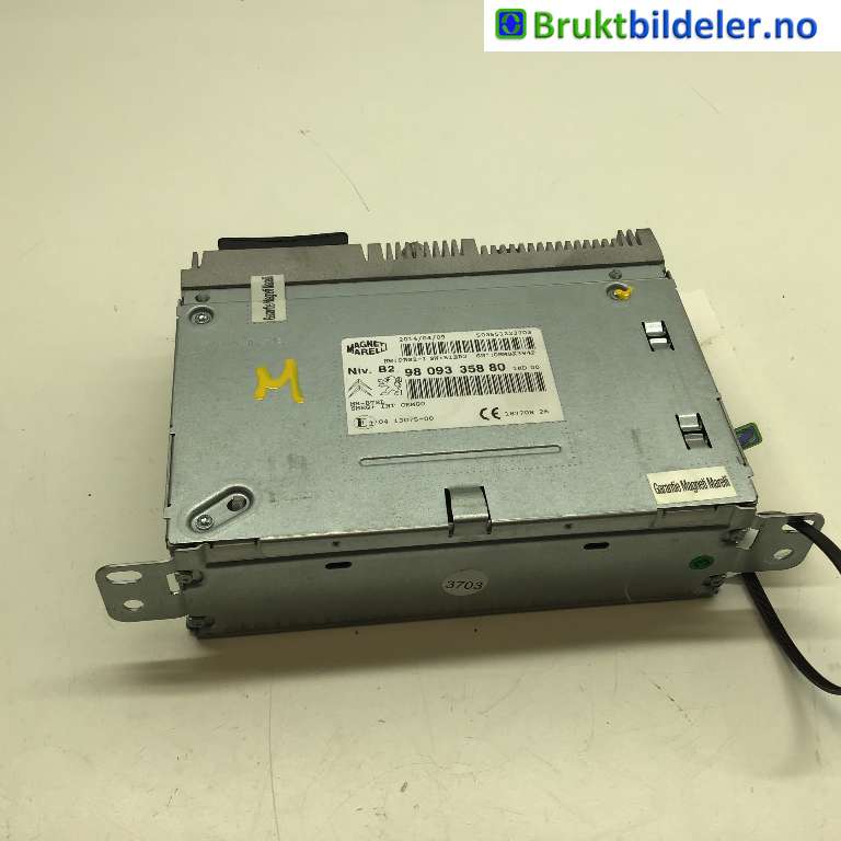 Bilstereo til Peugeot 308, 2013-2021 (Type II)  (PEUGEOT|98 093 358 80)