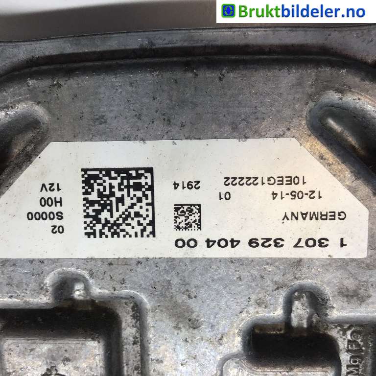 Styreenhet xenon/ballast til Peugeot 308 2013-2021 (Type II)  (PEUGEOT|16 104 268 80|1 307 329 404 00|)