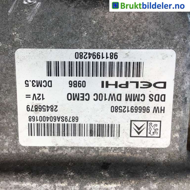 Styreenhet motor til Toyota Proace 2013-2016 (Type I)  (TOYOTA|SU001A0529|28456879|9666912580)