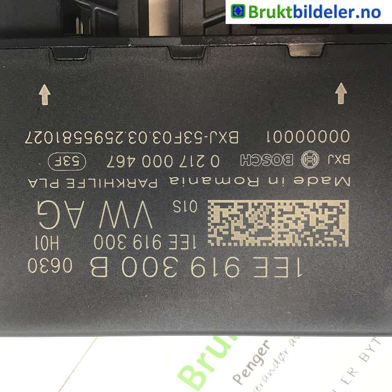 Styreenhet parkering til VW ID.3 2020-->> (VOLKSWAGEN|1EE 919 300 B|0 217 000 467|)