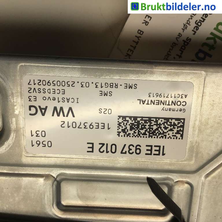Diverse deler til VW ID.3 2020-->>  (VOLKSWAGEN|1EE 937 012 E|A3C11719613|)