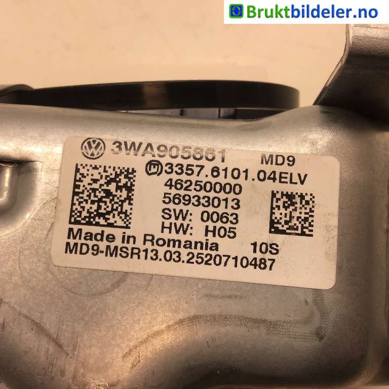 Rattaksel til VW ID.3 2020-->> (VOLKSWAGEN|3WA 905 861|3357.6101.04 ELV|)