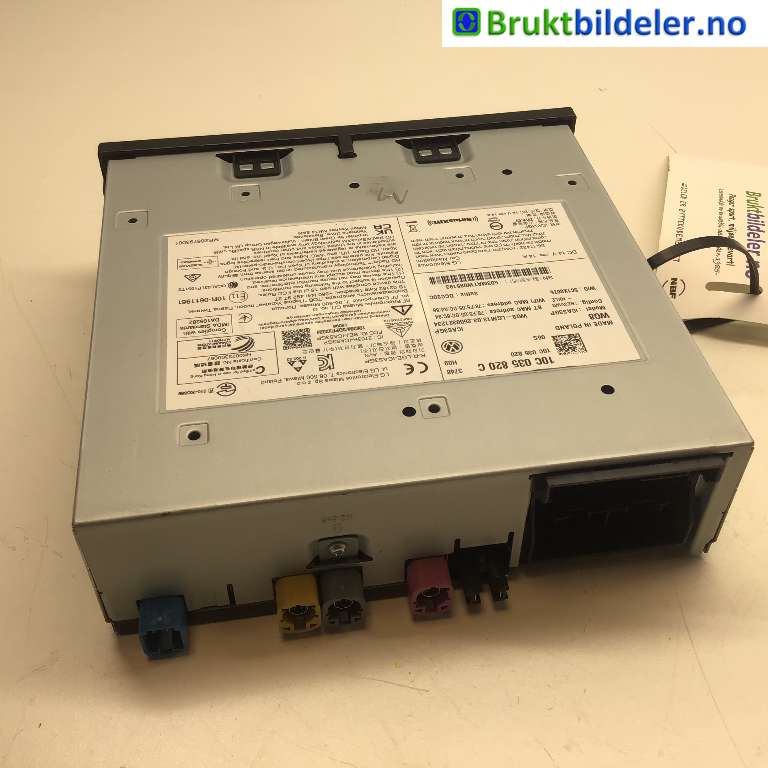 Bilstereo til VW ID.3 2020-->> (VOLKSWAGEN|10C 035 820 C|WG8-LGM/00321234|)